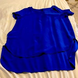 Beautiful blue small T-shirt used for work